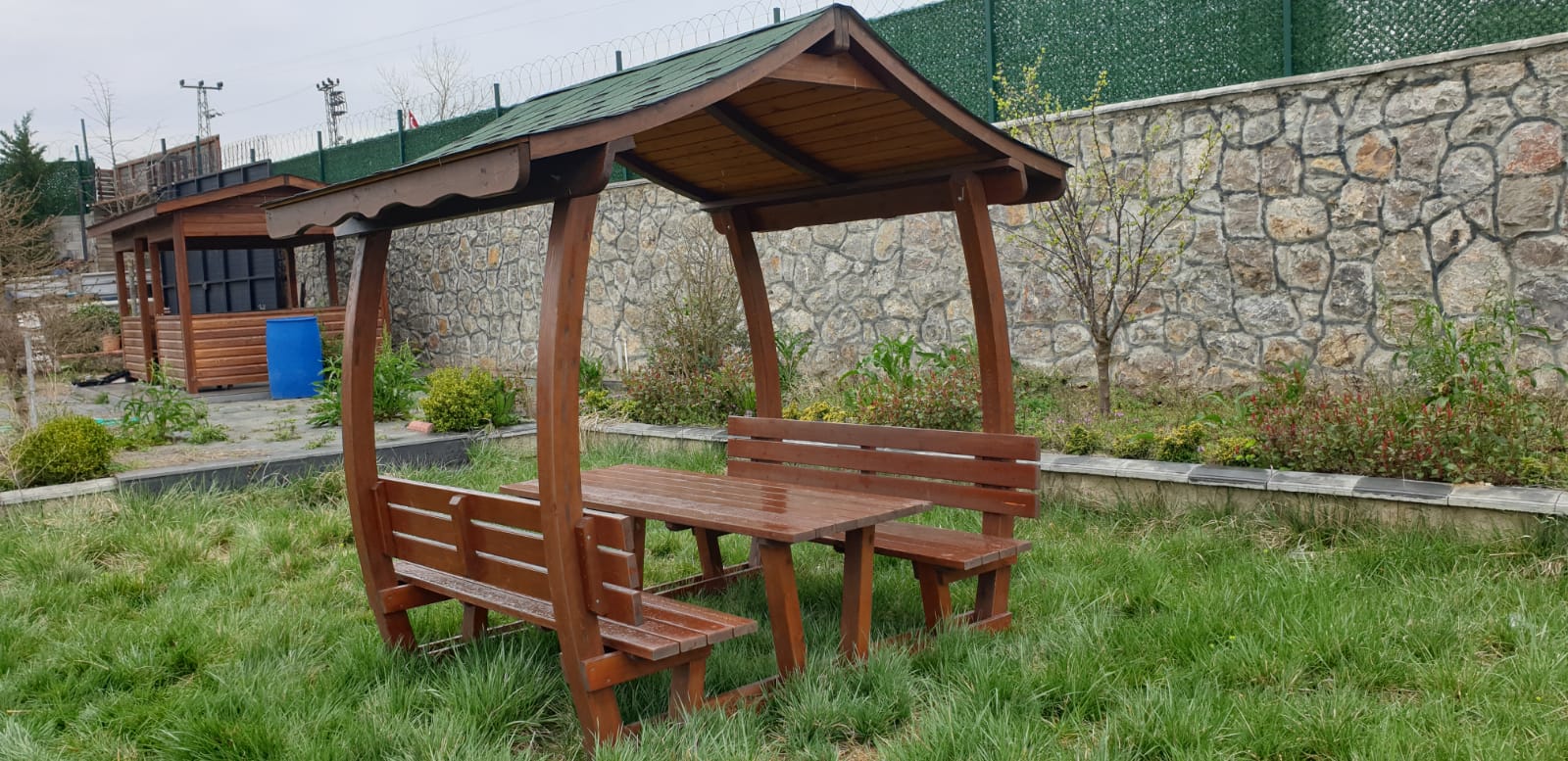 KM-165 AHŞAP KAMELYA JAPON ÇATI TİP